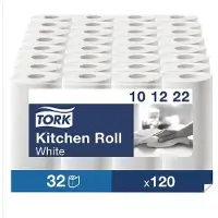 Tork Hushållspapper Advanced Plus, 2-lagers, vit - (32 rullar per kartong)