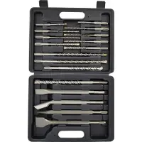 AWTOOLS Sats med borr- och mejslar AW42917; SDS-Plus; 17 st.
