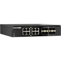 Qnap QSW-3216R-8S8T, ohanterad, L2, 10G Ethernet (100/1000/10000), rackmonterad