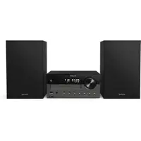 Philips TAM4505M2/12 Mikrosystem Hi-Fi 80W med Bluetooth, DAB+, CD, USB - Svart/Grå