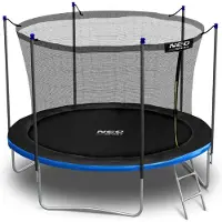 Neo-Sport Trädgårdstrampolin 312 cm / 10 fot med innernät och stegar