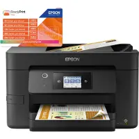 Epson WorkForce Pro WF-3820DWF - Multifunktionsskrivare - färg - bläckstråle - A4/Legal (media) - upp till 21 sidor/minut (utskrift) - 250 ark - 33.6 Kbps - USB 2.0, LAN, Wi-Fi(n), USB-värd