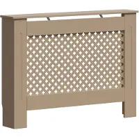 vidaXL Cache-radiateur 112x19x81,5 cm MDF
