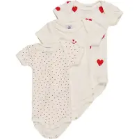 Petit Bateau Sparkdräkt/body röd / vit