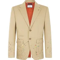 Philipp Plein Blazer Gigolo Fit Paint Splash Painted Splash