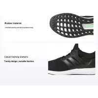 Adidas UltraBoost 1.0 Double Black Herr Sneakers Core-Black Beam-Green HQ4201 43⅓