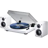Mixx Vinyl Record Player Incl Speakers System 5 Stereo White