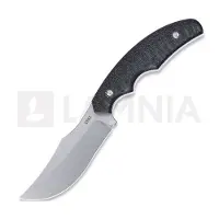 CRKT Burrower 3610 Stonewashed D2, Black Micarta, fixed knife, Kaila Cummings design