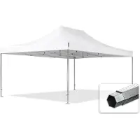 TOOLPORT 4x6 m snabbtält, Professional aluminium, vit