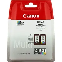 Canon Bläck PG-545+CL-546 Original 2-pack Svart, Färg 8287B008