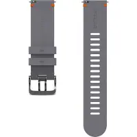 Polar Perforated Leather Wristband 22 Mm Gray/Orange