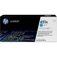 HP 651A CE341A toner till LaserJet M775, original, 16000 sidor, cyan