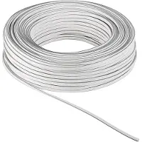 Goobay - Högtalarkabel VIT 2 x 2.5 mm² 25m