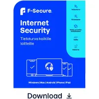 F-SECURE Internet Security - Abonnemangslicens (1 år) - 1 enhet - ESD - Win