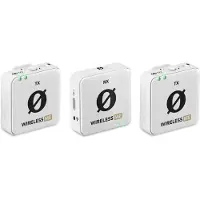 Rode Wireless ME Dual Kompakt trådlöst mikrofonsystem vitt