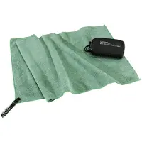 Cocoon mikrofiberhandduk i frotté Light 150 x 80 cm bambugrön