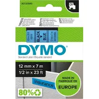 Dymo 45016 Märkband Polyester Bandfärg: Blå Skriftfärg: Svart 12 mm 7 m