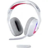 Logitech G Astro A20 X - Headset - fullstorlek - Bluetooth / LIGHTSPEED - trådlös, kabelansluten - USB-A, USB-C - vit