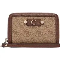 GUESS Portmonnä LINDSEY SLG MED DOUBLE ZIP kvinnor - Brun - One size
