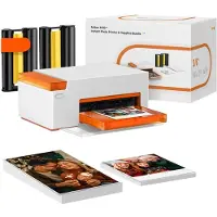 Lirene Liene Amber M110 bärbar fotoprinter 4x6 med 60 ark 4x6 fotopapper