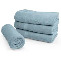 Borg Ekologisk handduk - 100% GOTS-certifierad bomull - Badhandduk 70x140 cm - Dammgrön