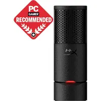 HyperX Solocast 2 BLK Mic, Mikrofon till spelkonsol, -7,8 dB, 96 kHz, Kabel, USB, Svart