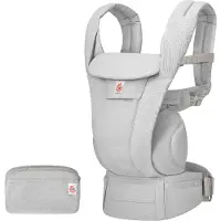 Ergobaby Omni Deluxe bomullsbärsele, Pearl Grey