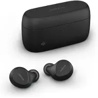 Jabra Evolve2 Buds In Ear hörlurar Bluetooth Stereo Svart Brusreducering för mikrofon, Brusreducering Laddningsfodral, Mikrofonljudavstängning