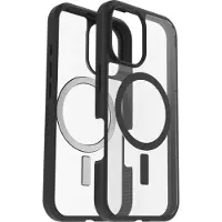 Otterbox React Backcover Apple iPhone 16 Svart, Transparent Induktiv laddning, MagSafe-kompatibel 77-96243