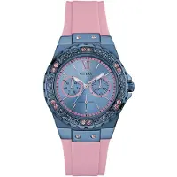 GUESS Limelight W0775L5 Blue Silicone Strap Ladies Watch