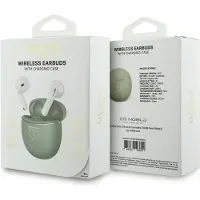 GUESS Gold Line Triangle True Wireless Hörlurar med laddningsfodral - Kaki