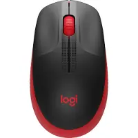 Logitech M190 trådlös optisk mus röd