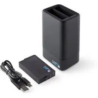 GoPro Dual Battery Charger + Battery - battery charger - with battery - Li-Ion *DEMO*
