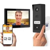 Extel Video-porttelefon WiFi Porttelefoner-modul, Monitor Antracit, Svart
