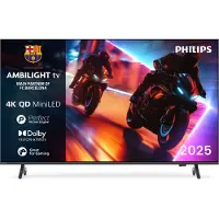 Philips 55MLED910 - 55" Diagonal klass LED-bakgrundsbelyst LCD-TV - QLED - Smart TV - TITAN OS - 4K UHD (2160p) 3840 x 2160 - HDR - Quantum Dot, Mi...