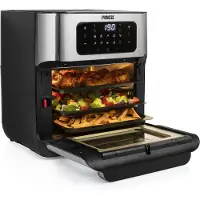 Princess 182065 - Varm luftfritösugn - 10 liter - 1.5 kW - silver