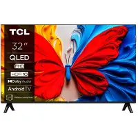 TCL 32V5C - 32" Diagonal klass (31.5" visbar) - V5C Series LED-bakgrundsbelyst LCD-TV - QLED - Smart TV - Android TV - 1080p 1920 x 1080 - HDR - bo...