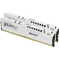 Kingston FURY Beast - DDR5 - sats - 64 GB: 2 x 32 GB - DIMM 288-pin - 6000 MHz / PC5-48000 - CL30 - 1.4 V - ej buffrad - on-die ECC - vit