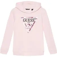 GUESS Sweatshirt rosa / mörkrosa / svart