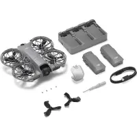 DJI Neo 2 Fly More Combo, 4 rotorer, 12 MP, 2688 x 1512 pixlar, 7000 m, 1606 mAh, Svart, Grå