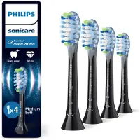 Philips Sonicare C3 Premium Plaque Defence Toothbrush Heads - HX9044/33 Black 4 pieces