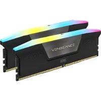 Corsair Vengeance RGB DDR5-6000 - 32GB - CL36 - Dual Channel (2 pcs) - Intel XMP - Svart med RGB