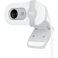 Logitech | BRIO 100 - Webbkamera - Full HD - 1920 x 1080 - inbyggd mikrofon - USB-C - Off-White