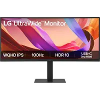 LG Curved PC-skärm - - 34’’ - WQHD - 100Hz - IPS-panel - 5ms - Höjdjusterbar - 34U650A-B