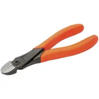 Bahco Diagonaltång För Tung Industri Med Handtag I Ett Material Och Fosfatfinish 180 Mm
