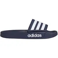 Adidas Pantolette 'Adilette' marinblå / vit