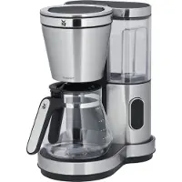 WMF Lono 0412300011, Droppande kaffebryggare, 1,25 l, Malat kaffe, 1000 W, Svart, Silver