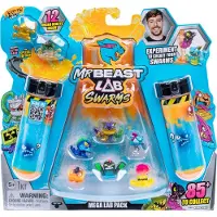 BEAST LAB Mr Beast Lab Swarms Mega Lab 1 Minifigur 12-pack Blandad 3 Cm 4 Enheter