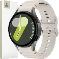 Tech-Protect SILICONE SPORT SAMSUNG GALAXY WATCH 4 / 5 / 5 PRO / 6 / 7 / FE STARLIGHT