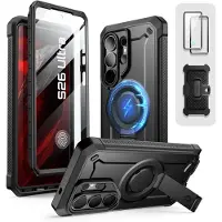 Supcase Unicorn Beetle Pro Mag MagSafe 2-set fodral för Samsung Galaxy S26 Ultra - Svart